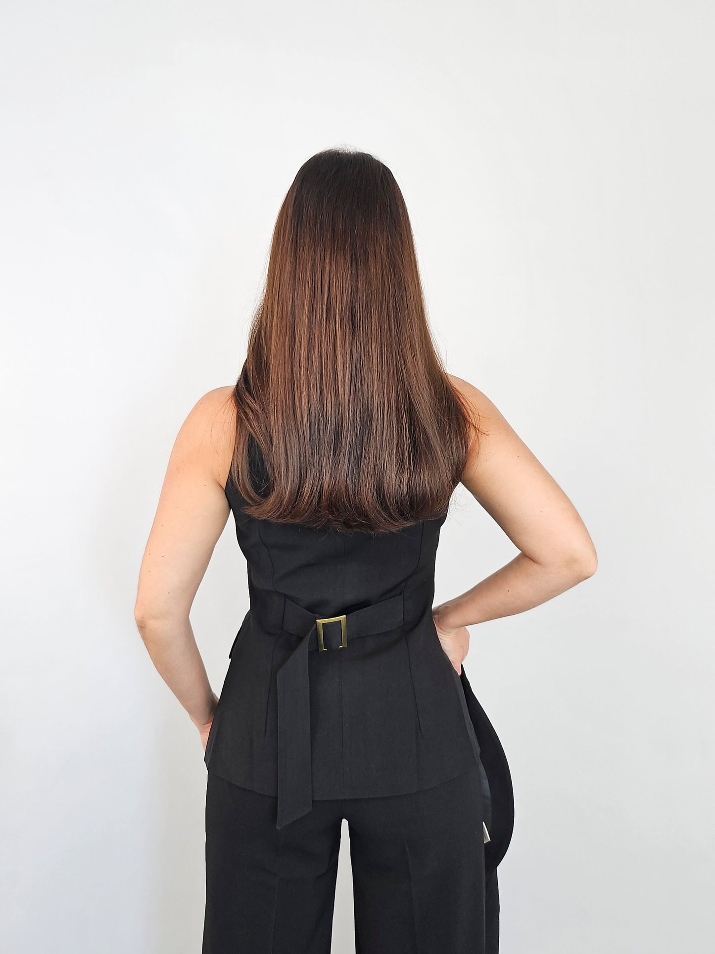 TWO PIECE BLACK BLAZER SET