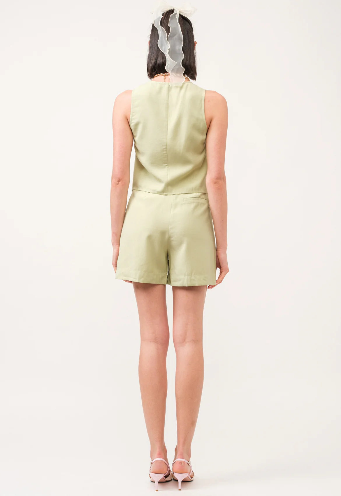 Sun Seeker Linen Set – Sage Green
