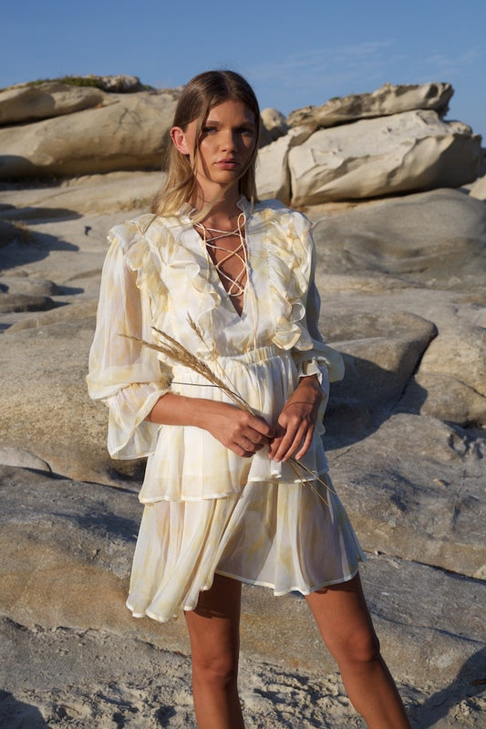 Chloe Dress - Stylish Knee-Length Printed Summer Dress for Women