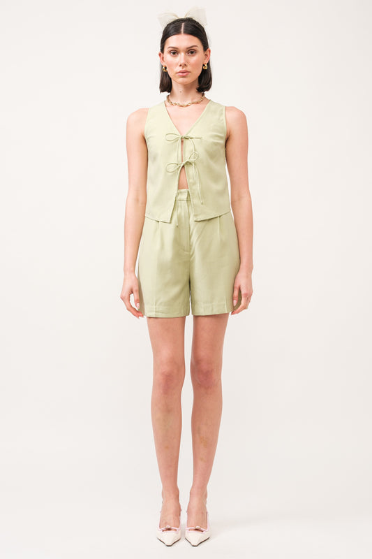 Sun Seeker Linen Set – Sage Green
